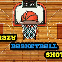 Crazy Basketball Shots Game Cover