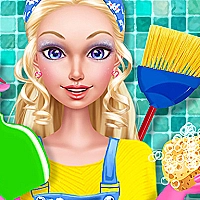 Fashion Doll House Cleaning Game Cover