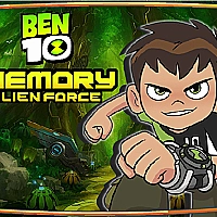 Ben 10 Memory Alien Force Game Cover