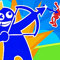Red And Blue Stickman Spy Puzzles Game Cover