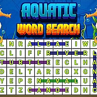 Aquatic Word Search Game Cover