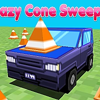 Crazy Cone Sweeper Game Cover