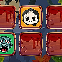 Halloween Faces Memory Game Cover