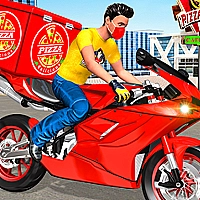 Moto Pizza Delivery Game Cover