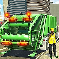 American Trash Truck Simulator 2022 Game Cover