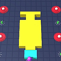 Color Cubes Saw 3D Game Cover
