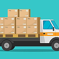 Food And Delivery Trucks Jigsaw Game Cover
