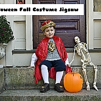 Halloween Fall Costume Jigsaw Game Cover