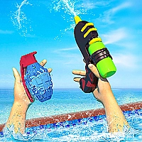 CRAZY WATER PARK WAR Game Cover