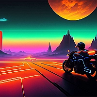 Motor Racing in Space Game Cover