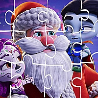 Super Monsters Christmas Jigsaw Game Cover