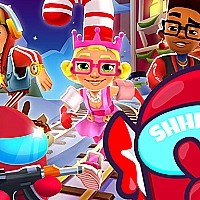 Amoung us - Subway Surfers Game Cover