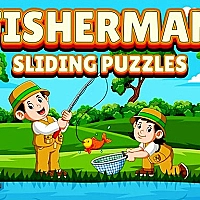 Fisherman Sliding Puzzles Game Cover