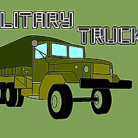Military Trucks Coloring Game Cover