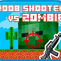 Noob shooter vs Zombie Game Cover