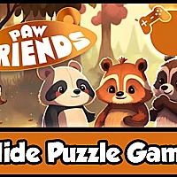 Paw Friends - Slide Puzzle Game Cover