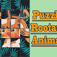 Puzzle Rootate Animal Game Cover
