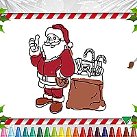 Christmas Coloring Book Game Cover