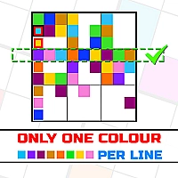Only 1 color per line Game Cover