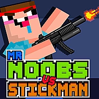 Mr Noobs vs Stickman Game Cover