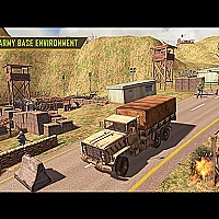 Army Car Truck Transport Game Cover