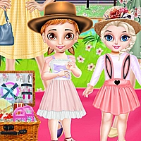 Princess Family Flower Picnic Game Cover