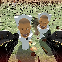 Shooting Survival Skibidi Toilet Game Cover