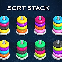 Sort Stack color Hoop Game Cover