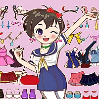 Anime Dress Up Mania Game Cover