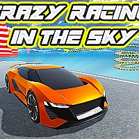 Crazy racing in the sky Game Cover