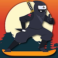 Lava And Ninja Skateboard Game Cover