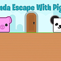 Panda Escape With Piggy Game Cover