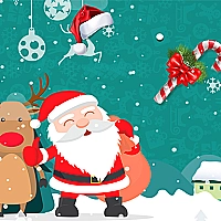 Christmas Santa Slide Game Cover