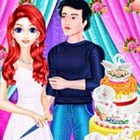 Mermaid Girl Wedding Cooking Cake Game Cover