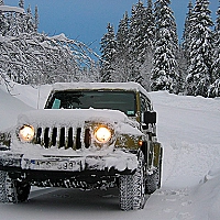 Offroad Snow Jeep Passenger Mountain Uphill Drivin Game Cover