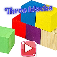 three blocks Game Cover