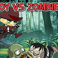 Boy vs Zombies Game Cover
