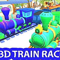 Play Train Racing 3D Game Cover