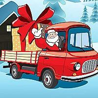 Christmas Vehicles Jigsaw Game Cover