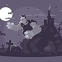 Creepy Creatures Match 3 Game Cover