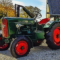 Farmer Tractor Puzzle Game Cover