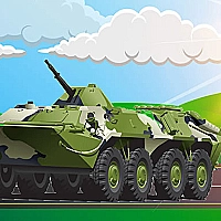 Military Vehicles Jigsaw Game Cover
