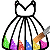 Princess Glitter Coloring - For Kids Game Cover