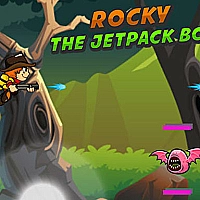 Rocky The Jetpack Boy Game Cover