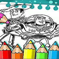 Toy Story Coloring Book Game Cover