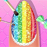 Fashion Nail Salon Show Game Cover