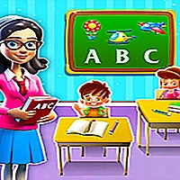 Kindergarten School Teacher Game Cover