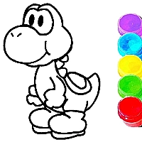 Mario Coloring Book Game Cover