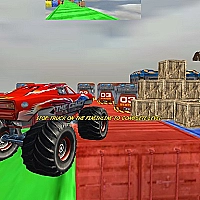 Monster Truck Driving Stunt Sim Game Cover