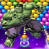Play Hulk Bubble Shooters Game Cover